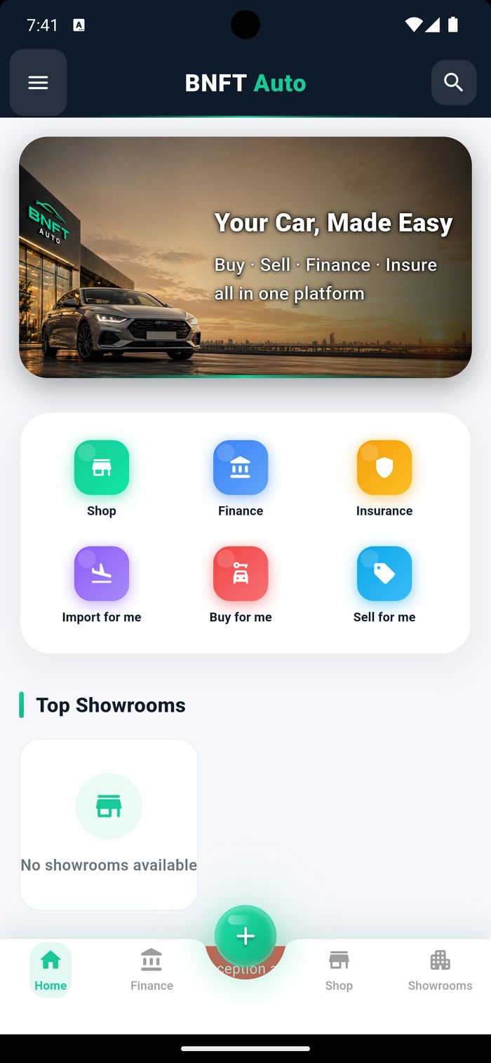 BNFT Auto — سوق السيارات